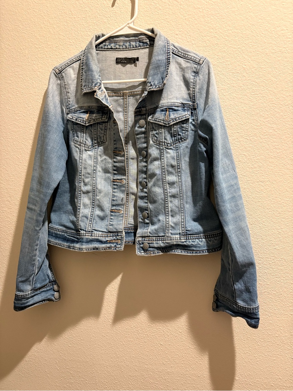 Light Wash Denim Jean Jacket